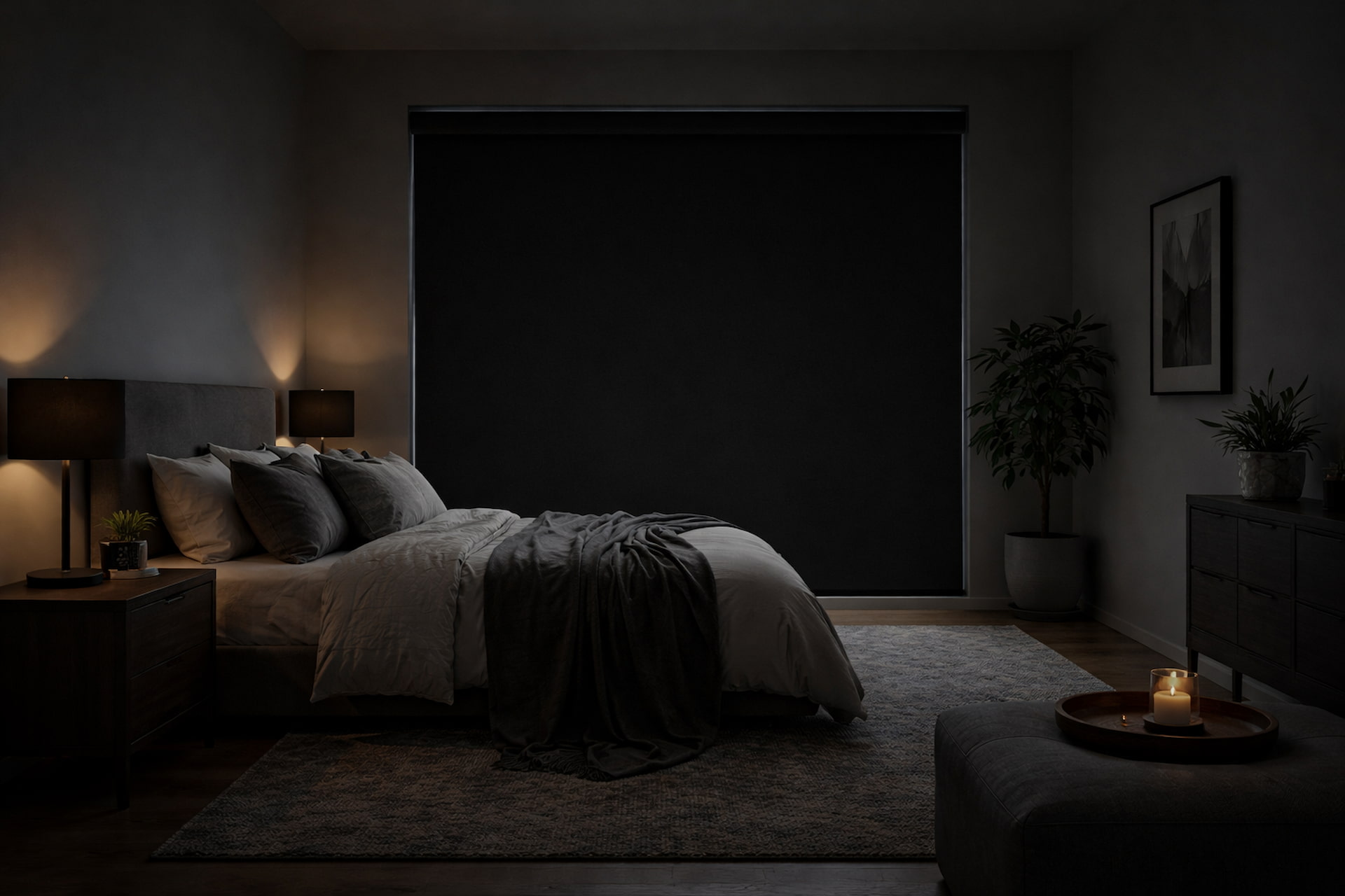 Hunter Douglas room darkening and blackout shades