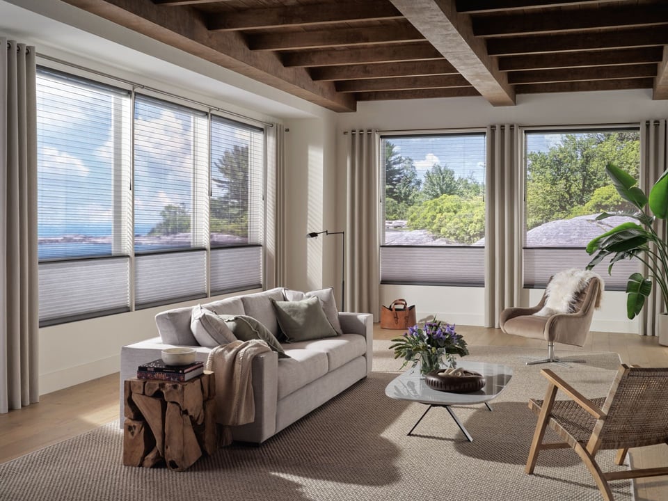 Applause Duolite honeycomb shades