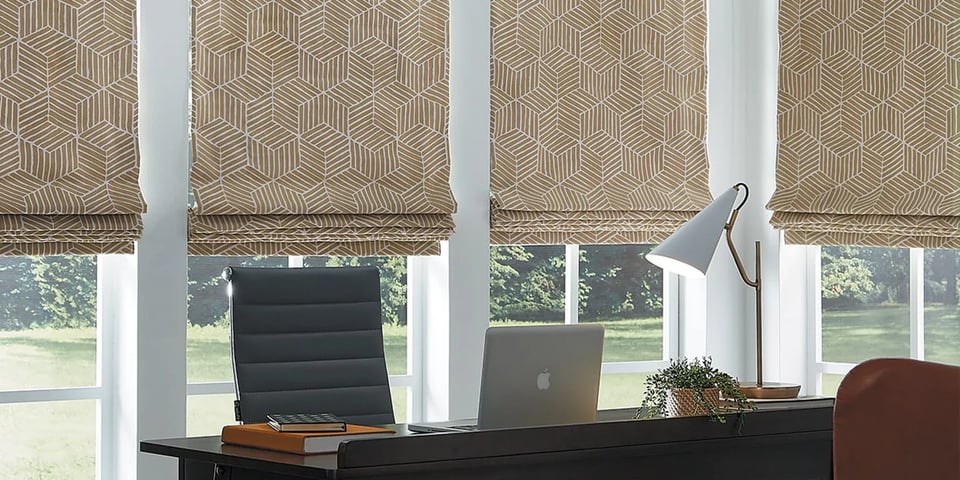 Carole Fabrics roman shades