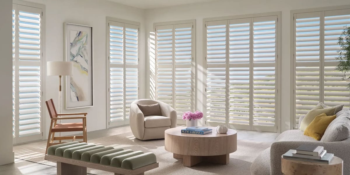 Hunter Douglas Heritance wood shutters